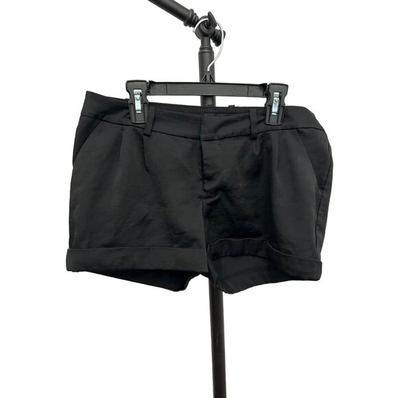 Mossimo Women's Black Polyester Cuffed Shorts Size 2 - Picture 1 of 8